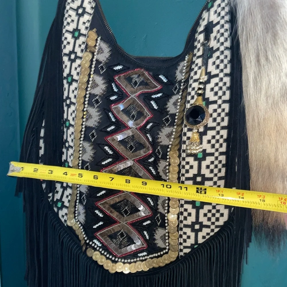 Ten79LA boho fringe crossbody bag - Picture 6 of 9